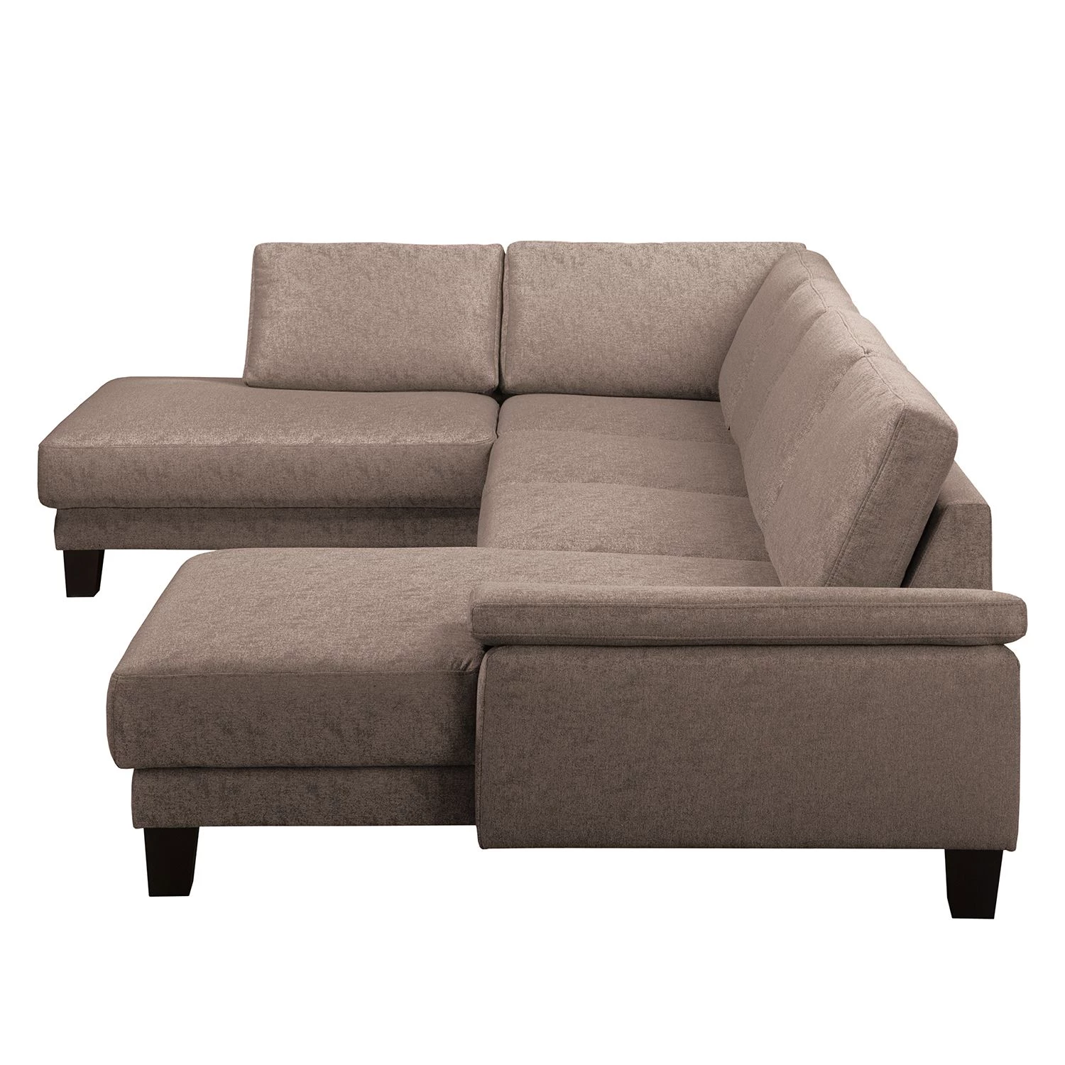 Fredriks Canapé panoramique Gellik - Tissu - Havanne - Méridienne courte à droite / longue à gauche (vue de face) 4 Fredriks Canapé panoramique Gellik - Tissu - Havanne - Méridienne courte à droite / longue à gauche (vue de face) – Image 4