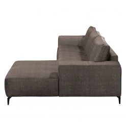 Fredriks Canapé d’angle Mazy - Microfibre - Gris minéral - Méridienne courte à droite (vue de face) -Canapés Soldes Magasin 1000151894 190114 15125201026 GALLERYIMAGES P000000001000151894