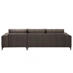 Fredriks Canapé d’angle Mazy - Microfibre - Gris minéral - Méridienne courte à droite (vue de face) -Canapés Soldes Magasin 1000151894 190114 15125201027 GALLERYIMAGES P000000001000151894