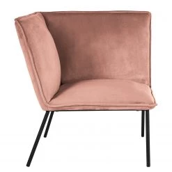 Jack & Alice Canapé Dorado (3 places) - Velours - Rose vieilli -Canapés Soldes Magasin 1000151983 220729 050 DETAILS P000000001000151983