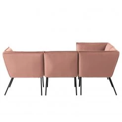 Jack & Alice Canapé d’angle Dorado II - Velours - Rose vieilli -Canapés Soldes Magasin 1000152001 190319 09580800028 GALLERYIMAGES P000000001000152001