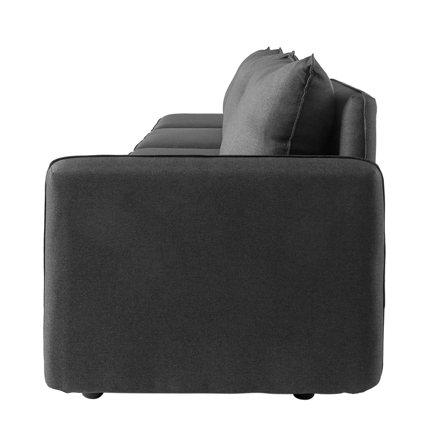 Fredriks Grand canapé Lavara I - Tissu - Gris foncé 3 Fredriks Grand canapé Lavara I - Tissu - Gris foncé – Image 3