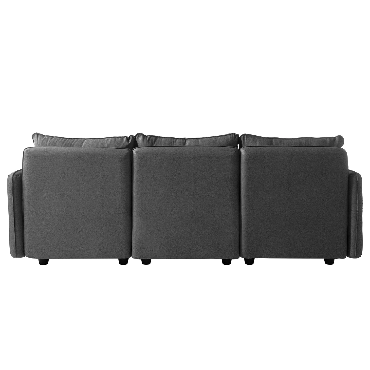 Fredriks Sofa Lavara I (3 places) - Tissu - Gris foncé 7 Fredriks Sofa Lavara I (3 places) - Tissu - Gris foncé – Image 7