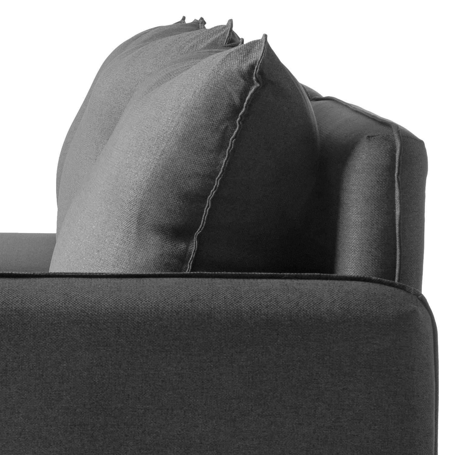 Fredriks Sofa Lavara I (3 places) - Tissu - Gris foncé 8 Fredriks Sofa Lavara I (3 places) - Tissu - Gris foncé – Image 8