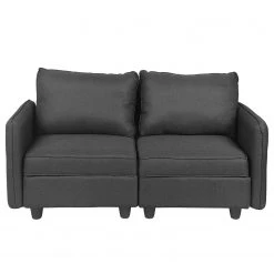 Fredriks Sofa Lavara I (2 places) - Tissu - Gris foncé -Canapés Soldes Magasin 1000154389 190722 09292700066 DETAILS P000000001000154389