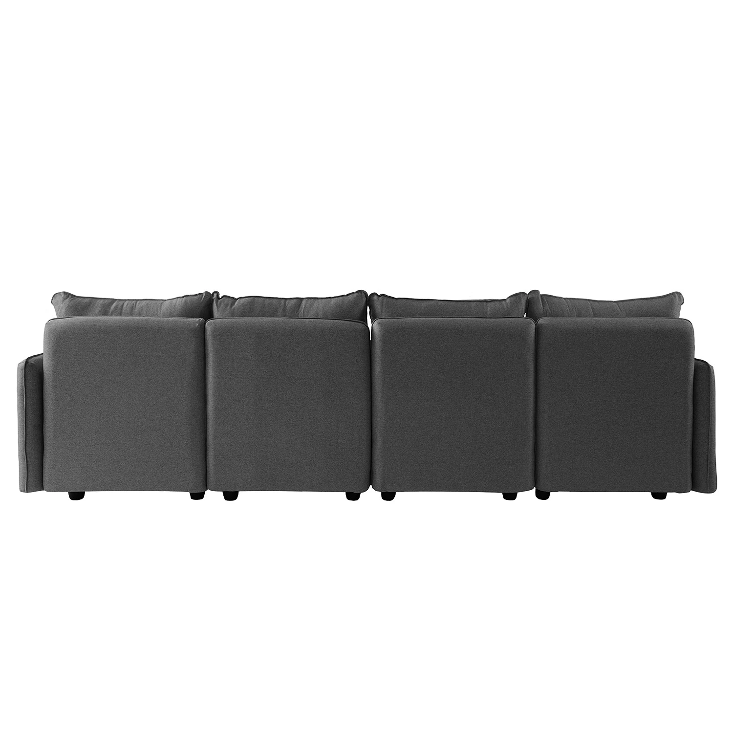 Fredriks Grand canapé Lavara II - Tissu - Gris foncé 6 Fredriks Grand canapé Lavara II - Tissu - Gris foncé – Image 6