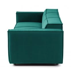 Canapé Kinx (3 places) II - Velours - Velours Shyla: Pétrol -Canapés Soldes Magasin 1000155666 210323 15144100524 DETAILS P000000001000155666