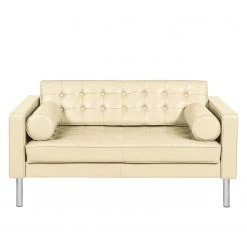 Fredriks Canapé 2 places Chelsea IV - Cuir - Cuir véritable Lasde : Crème - Cylindre -Canapés Soldes Magasin 1000156564 190215 12583900577 GALLERYIMAGES P000000001000156564