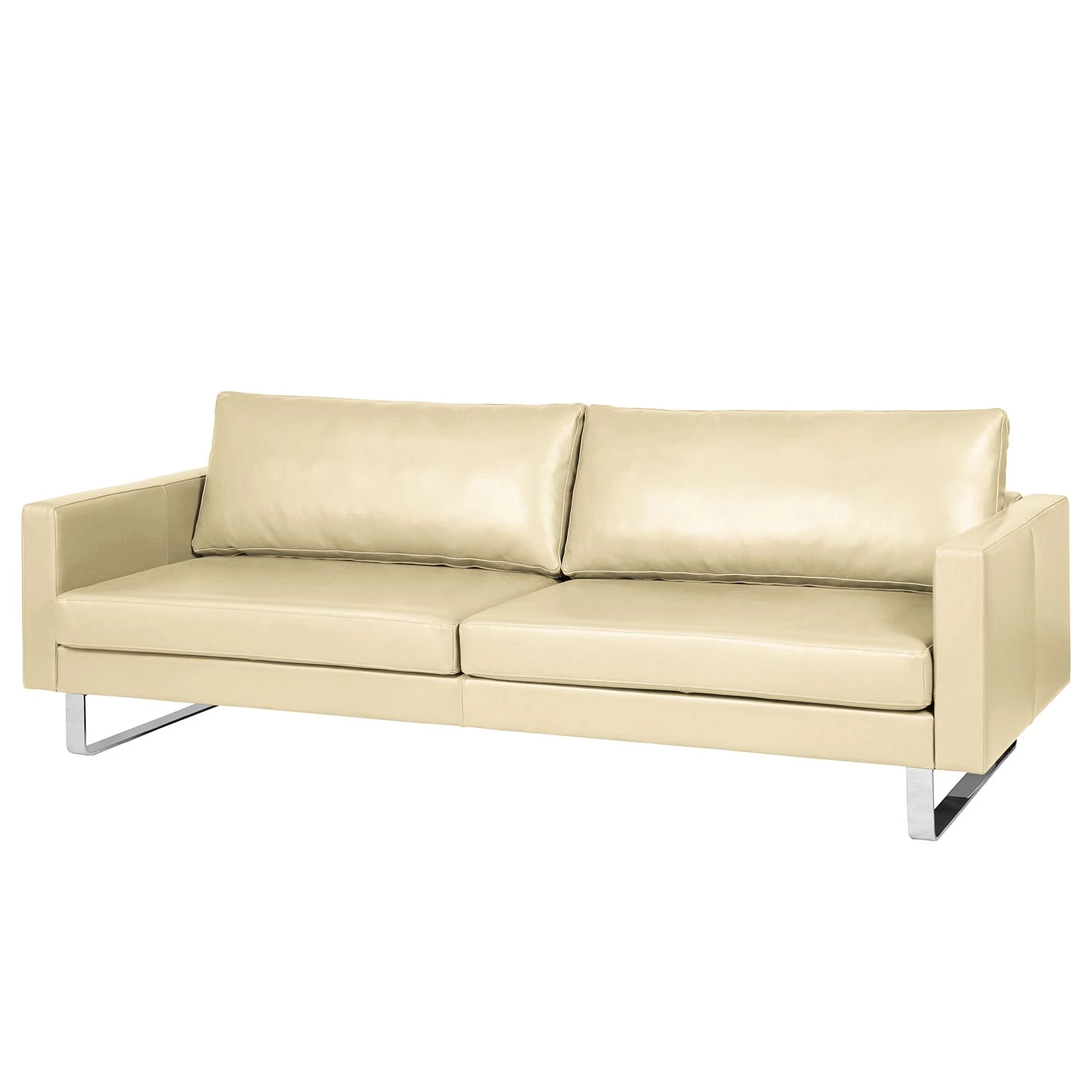 Fredriks Canapé 3 places Portobello IV - Cuir - Cuir véritable Lasde : Crème - Luge 1 Fredriks Canapé 3 places Portobello IV - Cuir - Cuir véritable Lasde : Crème - Luge