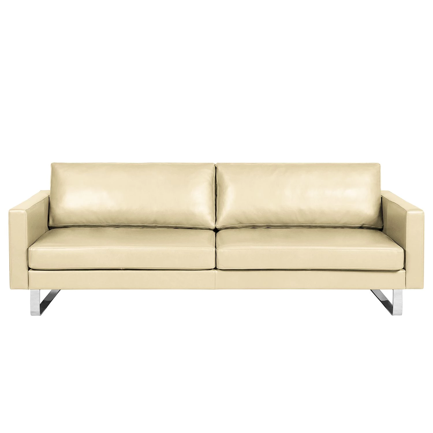 Fredriks Canapé 3 places Portobello IV - Cuir - Cuir véritable Lasde : Crème - Luge 3 Fredriks Canapé 3 places Portobello IV - Cuir - Cuir véritable Lasde : Crème - Luge – Image 3