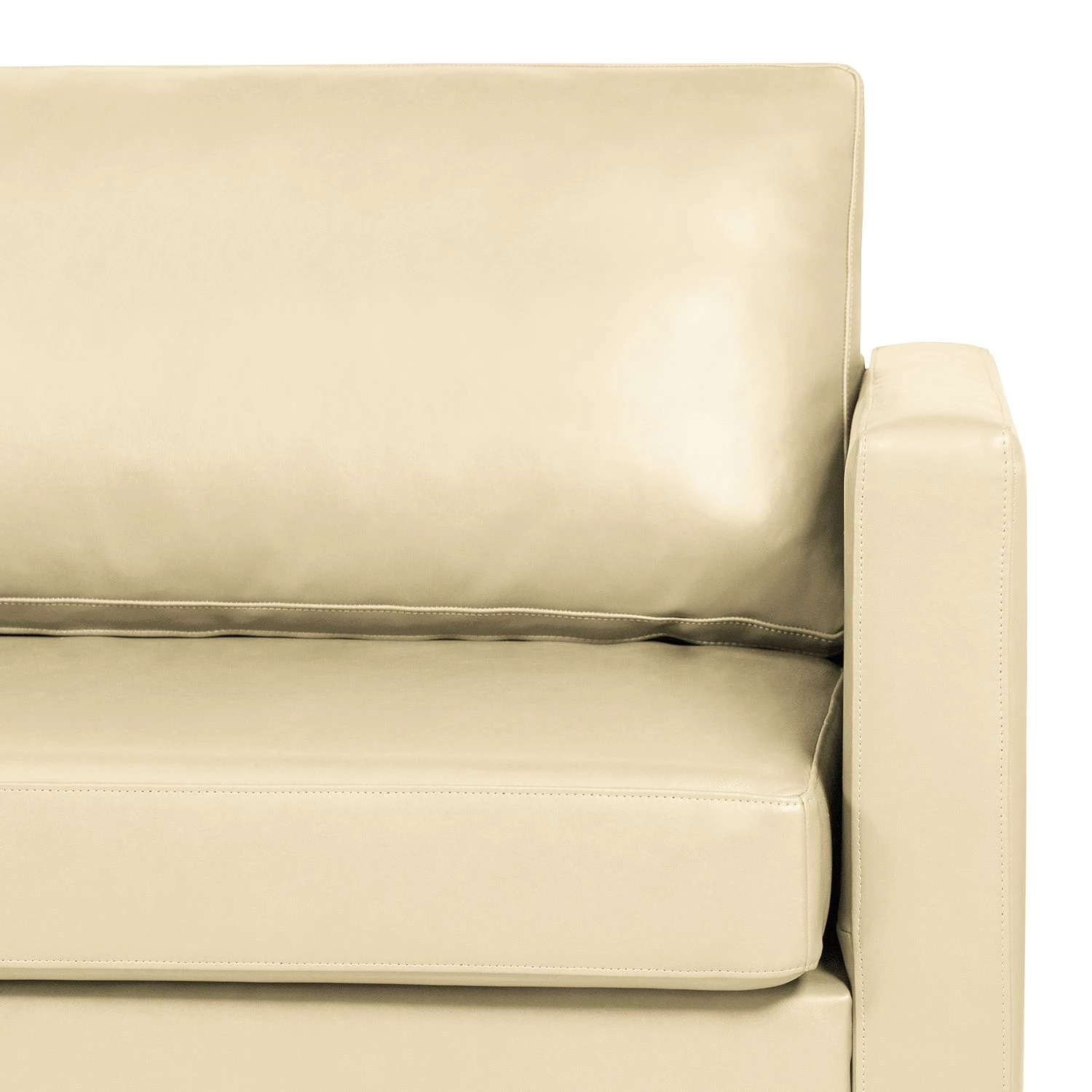 Fredriks Canapé 3 places Portobello IV - Cuir - Cuir véritable Lasde : Crème - Luge 5 Fredriks Canapé 3 places Portobello IV - Cuir - Cuir véritable Lasde : Crème - Luge – Image 5