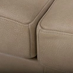 Fredriks Canapé d’angle Portobello IV - Cuir - Cuir véritable Custo : Gris clair - Largeur : 207 cm - Méridienne courte à gauche (vue de face) -Canapés Soldes Magasin 1000156751 190215 13004002045 GALLERYIMAGES P000000001000156751