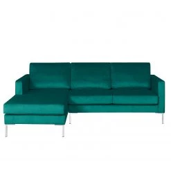 Fredriks Canapé d’angle Portobello III - Microfibre - Tissu Tond : Pétrole - Largeur : 207 cm - Méridienne courte à gauche (vue de face) -Canapés Soldes Magasin 1000156758 190215 13004202074 GALLERYIMAGES P000000001000156758