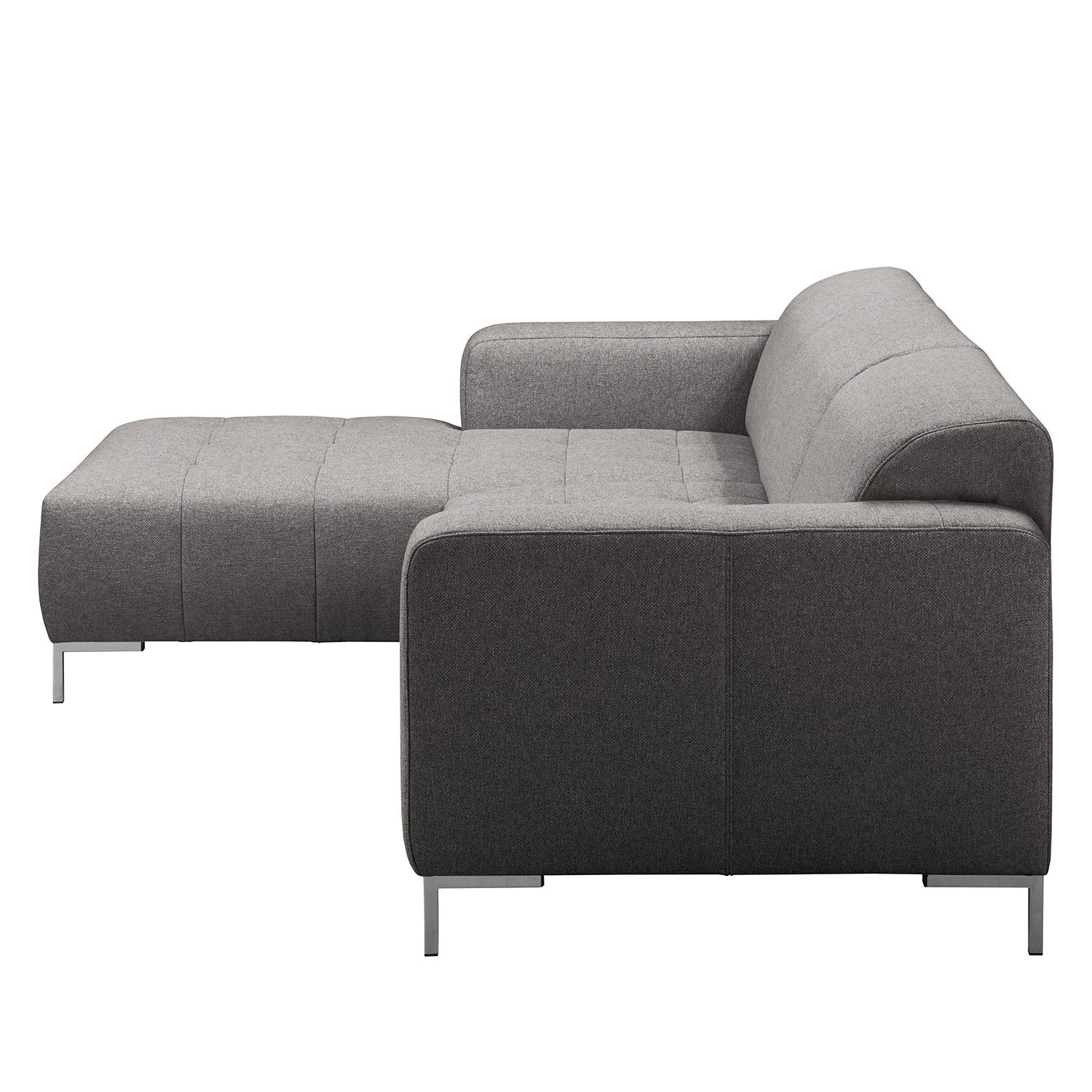 Fredriks Canapé d’angle Graide II - Tissu structuré - Gris foncé - Méridienne courte à gauche (vue de face) - Sans fonction 3 Fredriks Canapé d’angle Graide II - Tissu structuré - Gris foncé - Méridienne courte à gauche (vue de face) - Sans fonction – Image 3