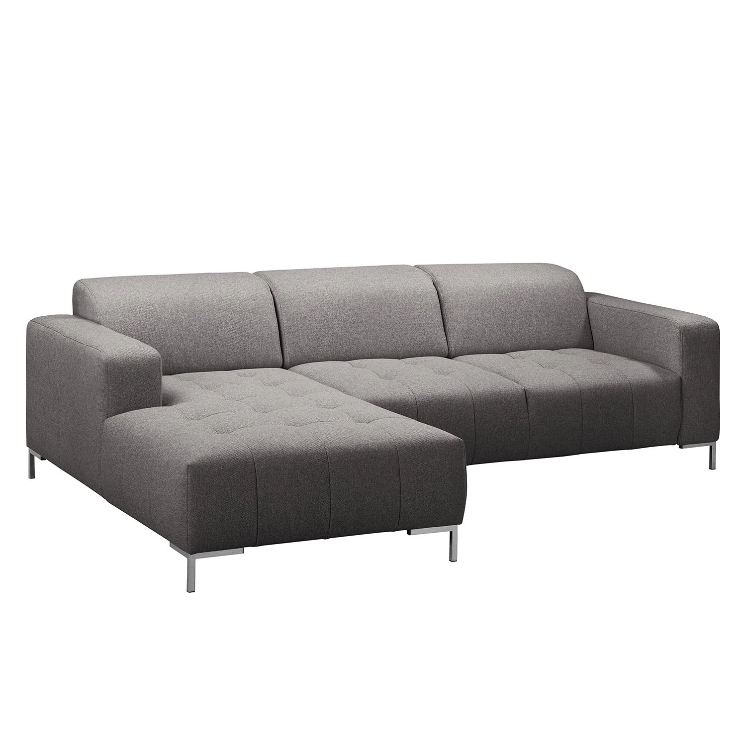 Fredriks Canapé d’angle Graide II - Tissu structuré - Gris foncé - Méridienne courte à gauche (vue de face) - Sans fonction 6 Fredriks Canapé d’angle Graide II - Tissu structuré - Gris foncé - Méridienne courte à gauche (vue de face) - Sans fonction – Image 6