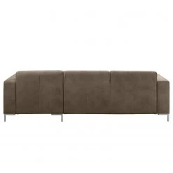 Fredriks Canapé d’angle Graide III - Aspect cuir vieilli - Taupe - Méridienne courte à droite (vue de face) - Sans fonction -Canapés Soldes Magasin 1000157347 190604 14171600666 GALLERYIMAGES P000000001000157347