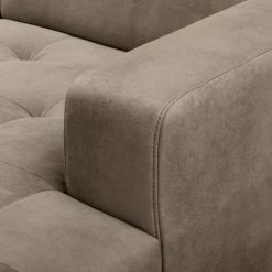 Fredriks Canapé d’angle Graide III - Aspect cuir vieilli - Taupe - Méridienne courte à droite (vue de face) - Sans fonction -Canapés Soldes Magasin 1000157347 190604 14172000673 GALLERYIMAGES P000000001000157347