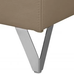 Fredriks Canapé d’angle Lucena - Cuir véritable - Taupe - Méridienne courte à gauche (vue de face) - Coffre de lit - Fonction couchage -Canapés Soldes Magasin 1000157368 190604 14181301048 GALLERYIMAGES P000000001000157368