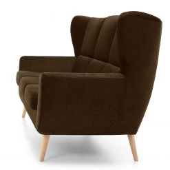 Norrwood Canapé Glenhaven (3 places) - Velours - Marron foncé -Canapés Soldes Magasin 1000157407 190320 11541600306 GALLERYIMAGES P000000001000157407