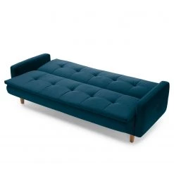 Loftscape Canapé convertible Pabna - Velours - Bleu marine - Aucun accessoire fourni -Canapés Soldes Magasin 1000157437 190320 11545300560 GALLERYIMAGES P000000001000157437