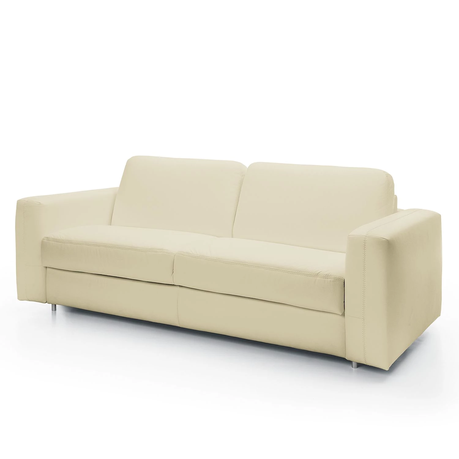 Loftscape Canapé convertible Blayney - Cuir véritable - Blanc - Largeur : 181 cm 1 Loftscape Canapé convertible Blayney - Cuir véritable - Blanc - Largeur : 181 cm