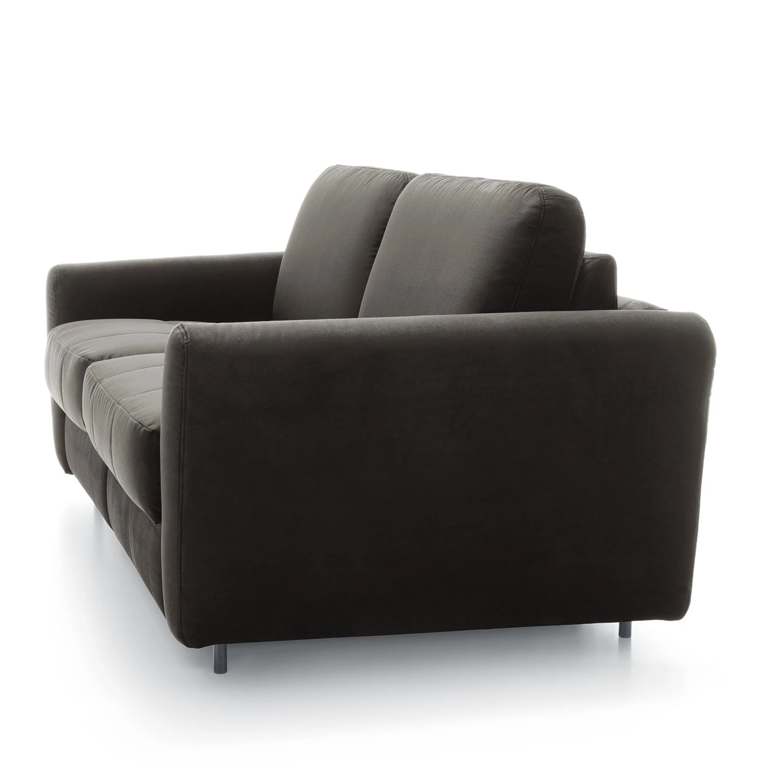 Loftscape Canapé convertible Leopoldina - Velours - Gris foncé - Largeur : 169 cm 5 Loftscape Canapé convertible Leopoldina - Velours - Gris foncé - Largeur : 169 cm – Image 5