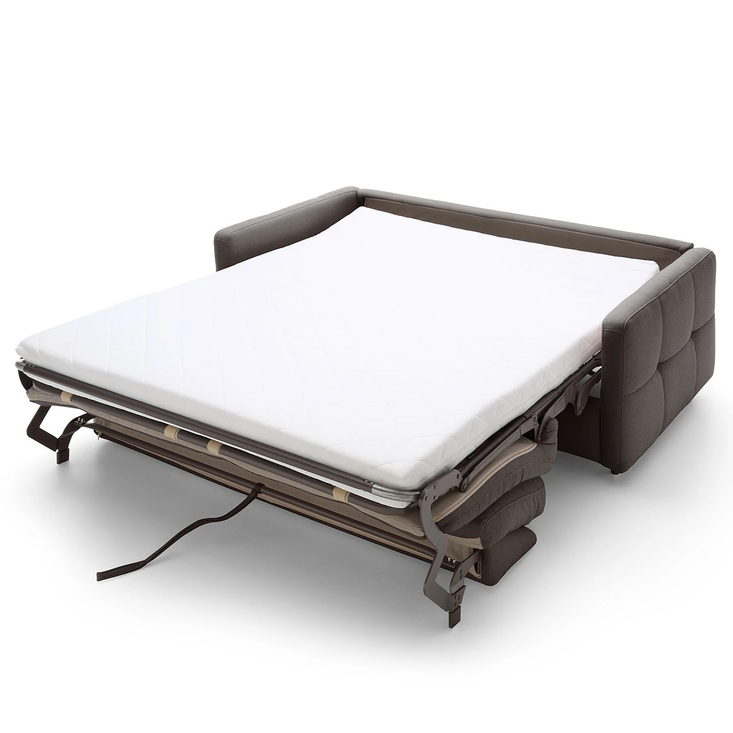 Loftscape Canapé convertible Montenegro - Tissu structuré - Gris lava - Largeur : 157 cm 4 Loftscape Canapé convertible Montenegro - Tissu structuré - Gris lava - Largeur : 157 cm – Image 4