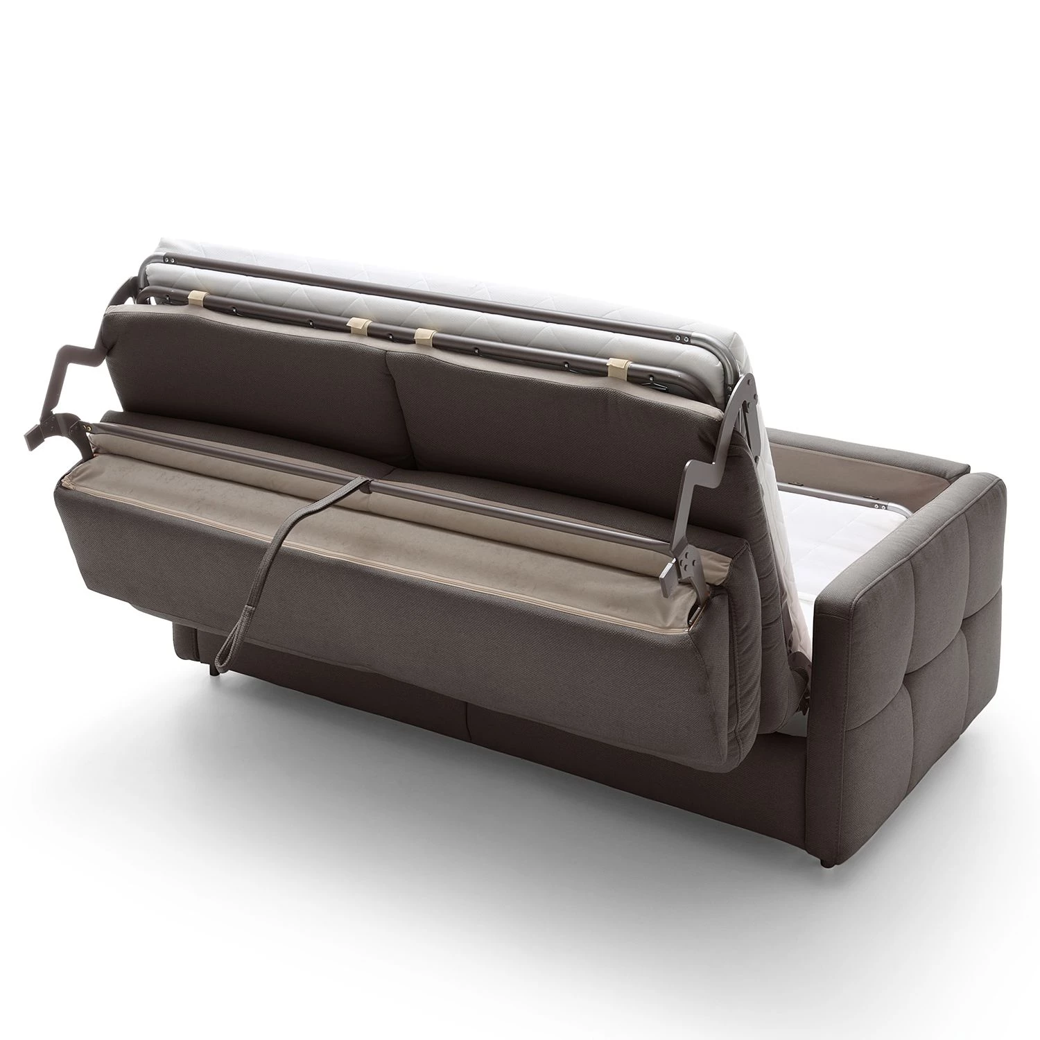 Loftscape Canapé convertible Montenegro - Tissu structuré - Gris lava - Largeur : 157 cm 5 Loftscape Canapé convertible Montenegro - Tissu structuré - Gris lava - Largeur : 157 cm – Image 5