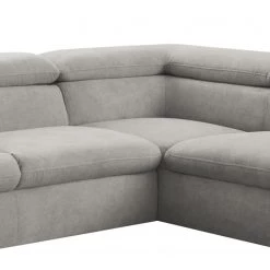 Loftscape Canapé panoramique Glenaire I - Tissu structuré - Gris clair - Méridienne courte à gauche / longue à droite (vue de face) - Fonction couchage (utilisation régulière) -Canapés Soldes Magasin 1000157807 190314 11252701024 GALLERYIMAGES P000000001000157807