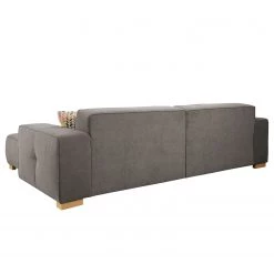 Loftscape Canapé d’angle Belair - Microfibre - Gris - Méridienne courte à droite (vue de face) - Sans fonction -Canapés Soldes Magasin 1000157894 190314 11262201937 GALLERYIMAGES P000000001000157894