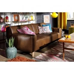 Tom Tailor Canapé Nordic Chic (2 places) - Cuir véritable - Marron -Canapés Soldes Magasin 1000161911 190304 11480300002 MOOD GALLERYIMAGES P000000001000161911 mood