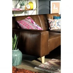 Tom Tailor Canapé Nordic Chic (2 places) - Cuir véritable - Marron -Canapés Soldes Magasin 1000161911 190304 11480400009 GALLERYIMAGES P000000001000161911