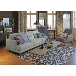 Tom Tailor Canapé Westcoast (3 places) - Tissu - Granit - 6 coussins -Canapés Soldes Magasin 1000161928 190304 11482900104 MOOD GALLERYIMAGES P000000001000161928 mood