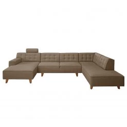 Tom Tailor Canapé panoramique Nordic Chic - Tissu - Havanne - Méridienne courte à gauche / longue à droite (vue de face) - Appui-tête réglable en hauteur -Canapés Soldes Magasin 1000161985 190304 11503500775 GALLERYIMAGES P000000001000161985