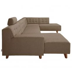 Tom Tailor Canapé panoramique Nordic Chic - Tissu - Havanne - Méridienne courte à gauche / longue à droite (vue de face) - Appui-tête réglable en hauteur -Canapés Soldes Magasin 1000161985 190304 11503500777 GALLERYIMAGES P000000001000161985