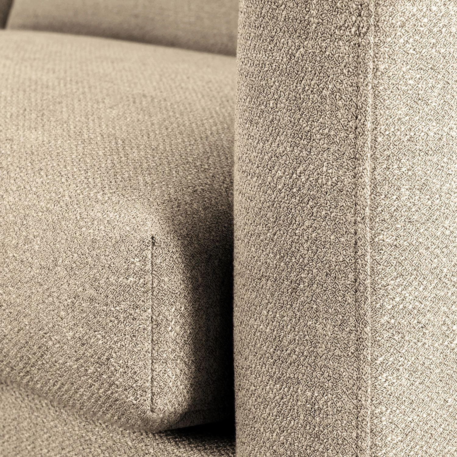 Mørteens Canapé Hotan (3 places) - Tissu - Beige 8 Mørteens Canapé Hotan (3 places) - Tissu - Beige – Image 8