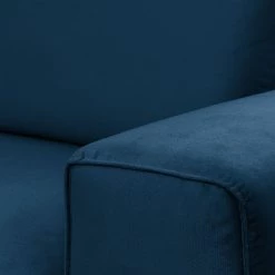 Jack & Alice Canapé convertible Baitz I - Velours - Bleu pétrole -Canapés Soldes Magasin 1000166865 190502 13144600249 GALLERYIMAGES P000000001000166865