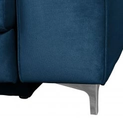 Jack & Alice Canapé convertible Baitz I - Velours - Bleu pétrole -Canapés Soldes Magasin 1000166865 190502 13144700252 GALLERYIMAGES P000000001000166865