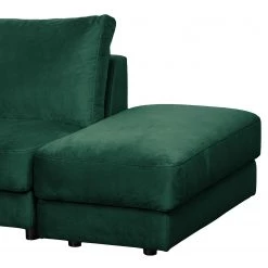 Jack & Alice Canapé d’angle Oakey I - Velours - Vert vieilli - Angle à droite (vu de face) -Canapés Soldes Magasin 1000166891 190502 13153000597 GALLERYIMAGES P000000001000166891