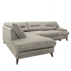 Fredriks Canapé d’angle Lutz III - Microfibre - Gris sable - Méridienne longue à gauche (vue de face) -Canapés Soldes Magasin 1000167429 190402 16530300258 GALLERYIMAGES P000000001000167429