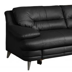 Fredriks Canapé d’angle Lutz II - Cuir véritable - Noir - Méridienne longue à droite (vue de face) 11 Fredriks Canapé d’angle Lutz II - Cuir véritable - Noir - Méridienne longue à droite (vue de face) -Canapés Soldes Magasin 1000167431 190402 16530400274 GALLERYIMAGES P000000001000167431