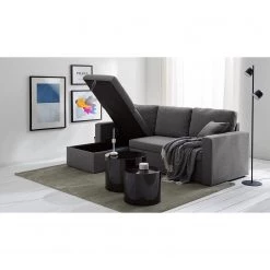 Fredriks Canapé d'angle Coventry I - Tissu - Gris -Canapés Soldes Magasin 1000172911 210615 16461600025 MOOD DETAILS P000000001000172911 mood