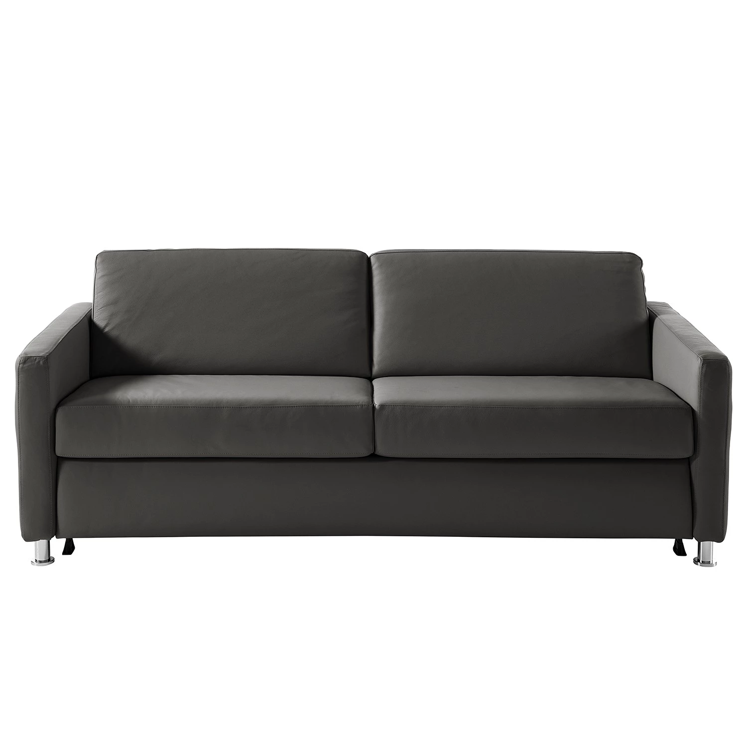 Fredriks Canapé convertible Lierde I - Cuir véritable - Anthracite - Largeur : 195 cm - Avec accoudoirs 4 Fredriks Canapé convertible Lierde I - Cuir véritable - Anthracite - Largeur : 195 cm - Avec accoudoirs – Image 4