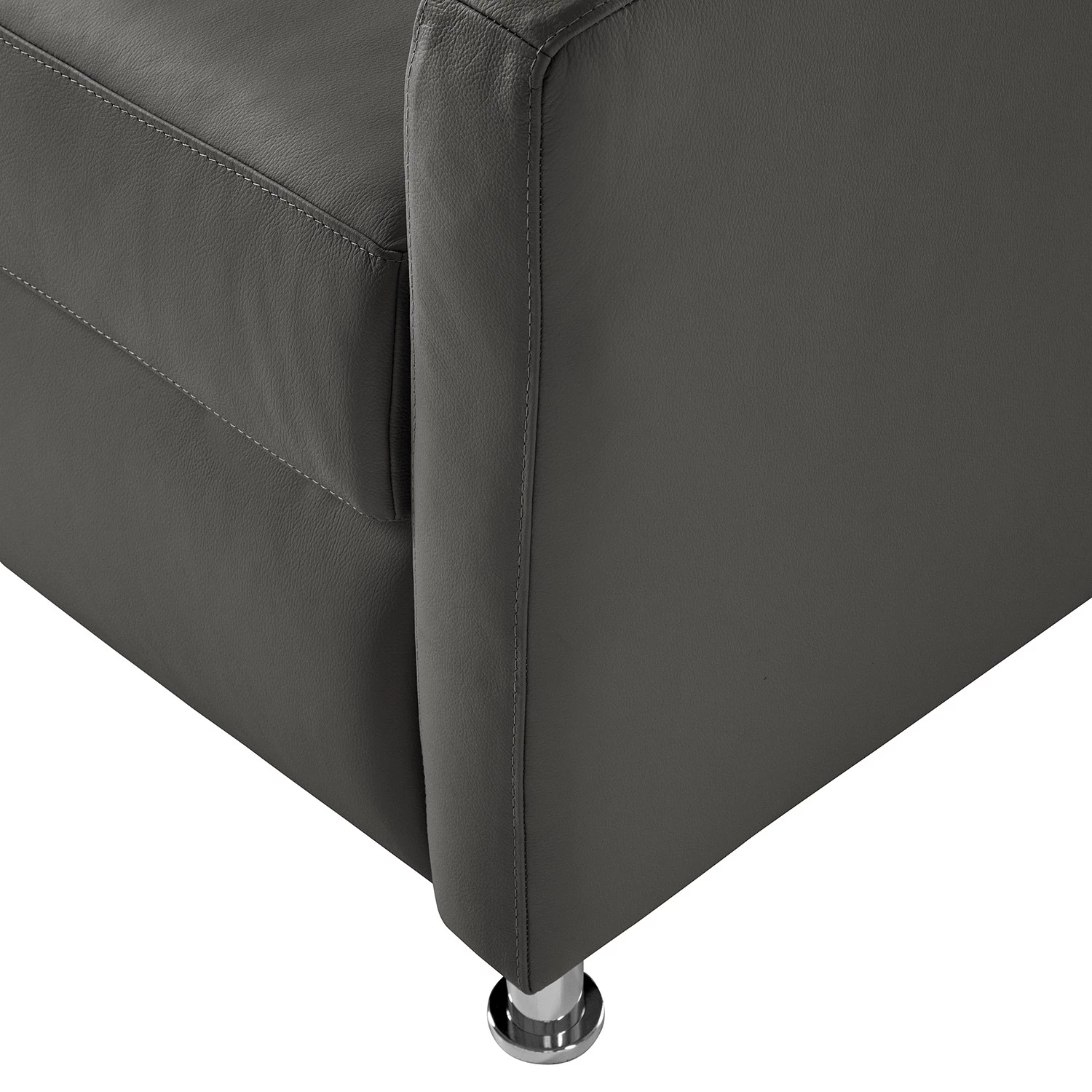 Fredriks Canapé convertible Lierde I - Cuir véritable - Anthracite - Largeur : 195 cm - Avec accoudoirs 12 Fredriks Canapé convertible Lierde I - Cuir véritable - Anthracite - Largeur : 195 cm - Avec accoudoirs – Image 12