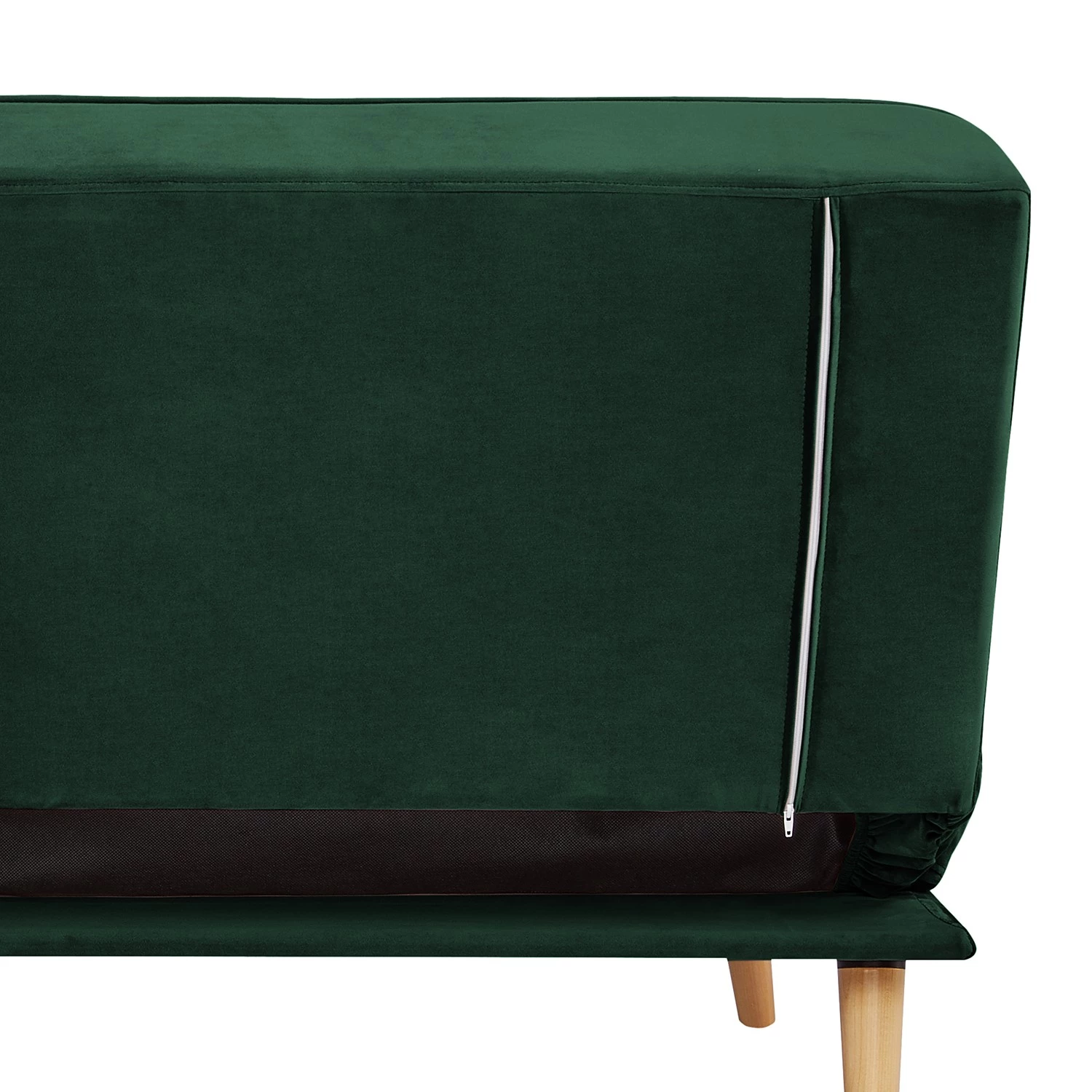 Mørteens Canapé convertible Bardon - Velours - Vert vieilli 11 Mørteens Canapé convertible Bardon - Velours - Vert vieilli – Image 11