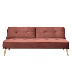 Mørteens Canapé convertible Bardon - Velours - Mauve -Canapés Soldes Magasin 1000174656 190912 12582700150 DETAILS P000000001000174656