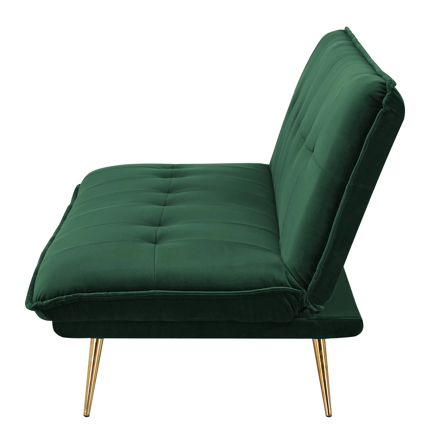 Jack & Alice Canapé convertible Timbo - Velours - Vert vieilli 5 Jack & Alice Canapé convertible Timbo - Velours - Vert vieilli – Image 5