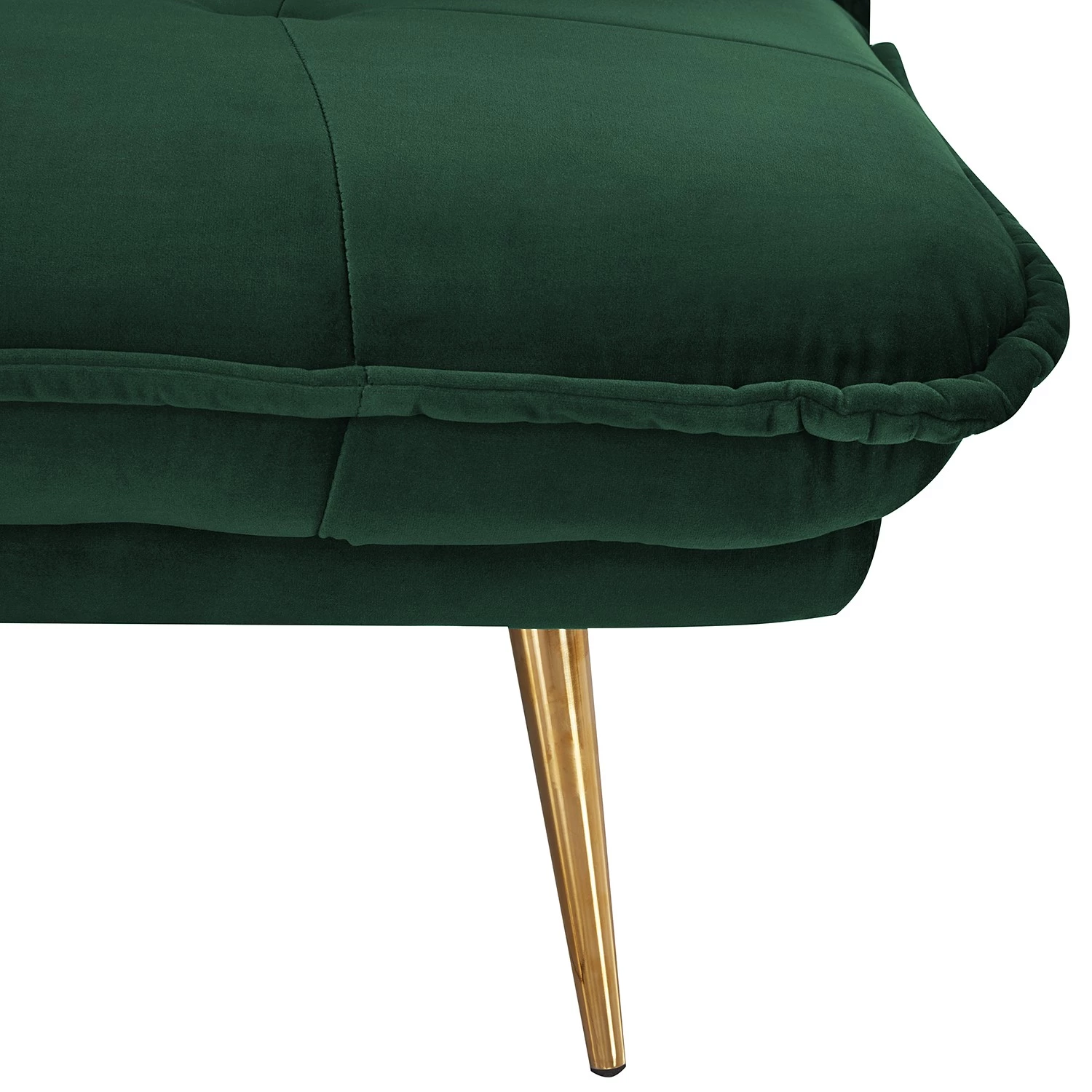 Jack & Alice Canapé convertible Timbo - Velours - Vert vieilli 11 Jack & Alice Canapé convertible Timbo - Velours - Vert vieilli – Image 11