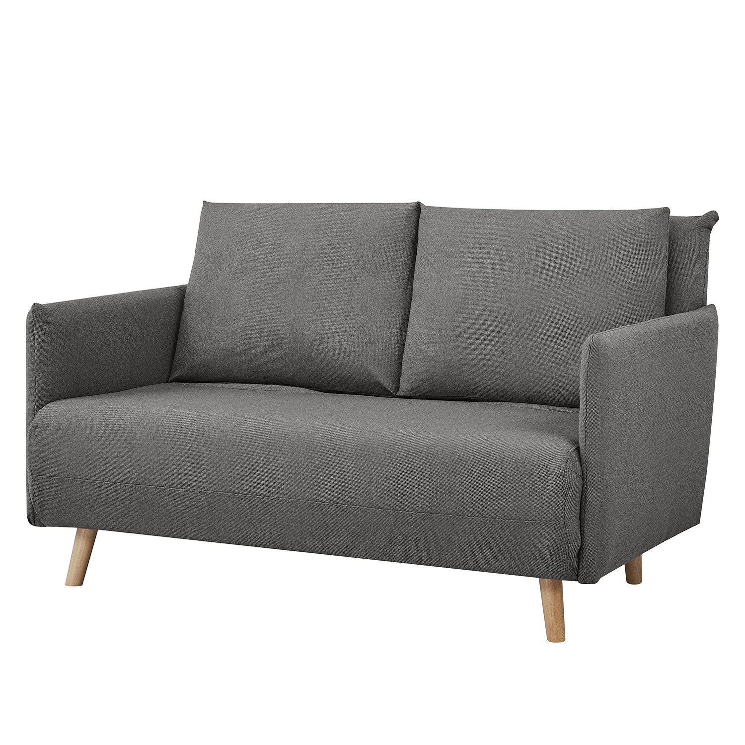 Mørteens Canapé convertible Lobau - Tissu - Gris clair 1 Mørteens Canapé convertible Lobau - Tissu - Gris clair