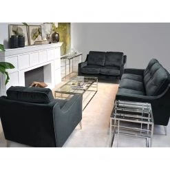 Ridgevalley Canapé Jarinu (2 places) - Tissu - Anthracite 9 Ridgevalley Canapé Jarinu (2 places) - Tissu - Anthracite -Canapés Soldes Magasin 1000175374 190816 10520900031 MOOD DETAILS P000000001000175374 mood